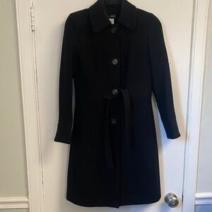 Black Button-Up Coat
